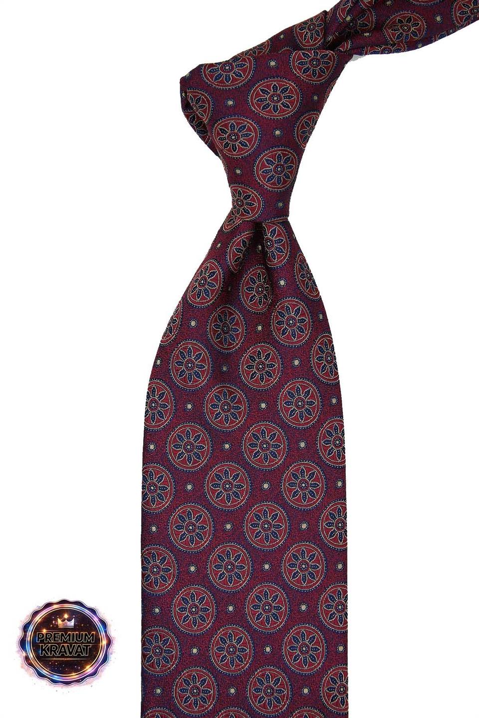 Bordo Motif Kravat