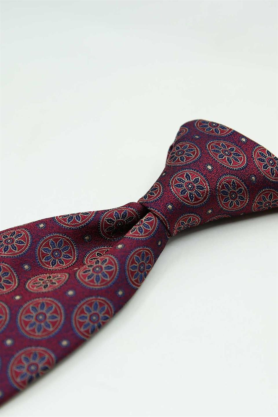 Bordo Motif Kravat