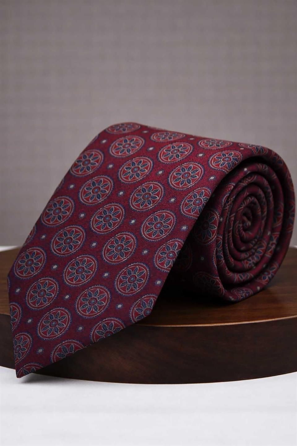 Bordo Motif Kravat