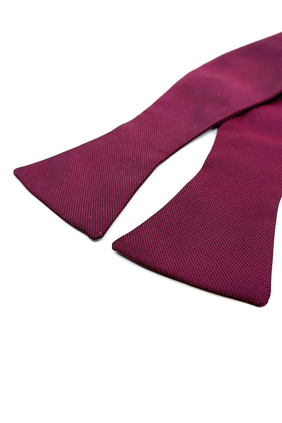 Bordo Nokta Desen Açık Papyon AP187