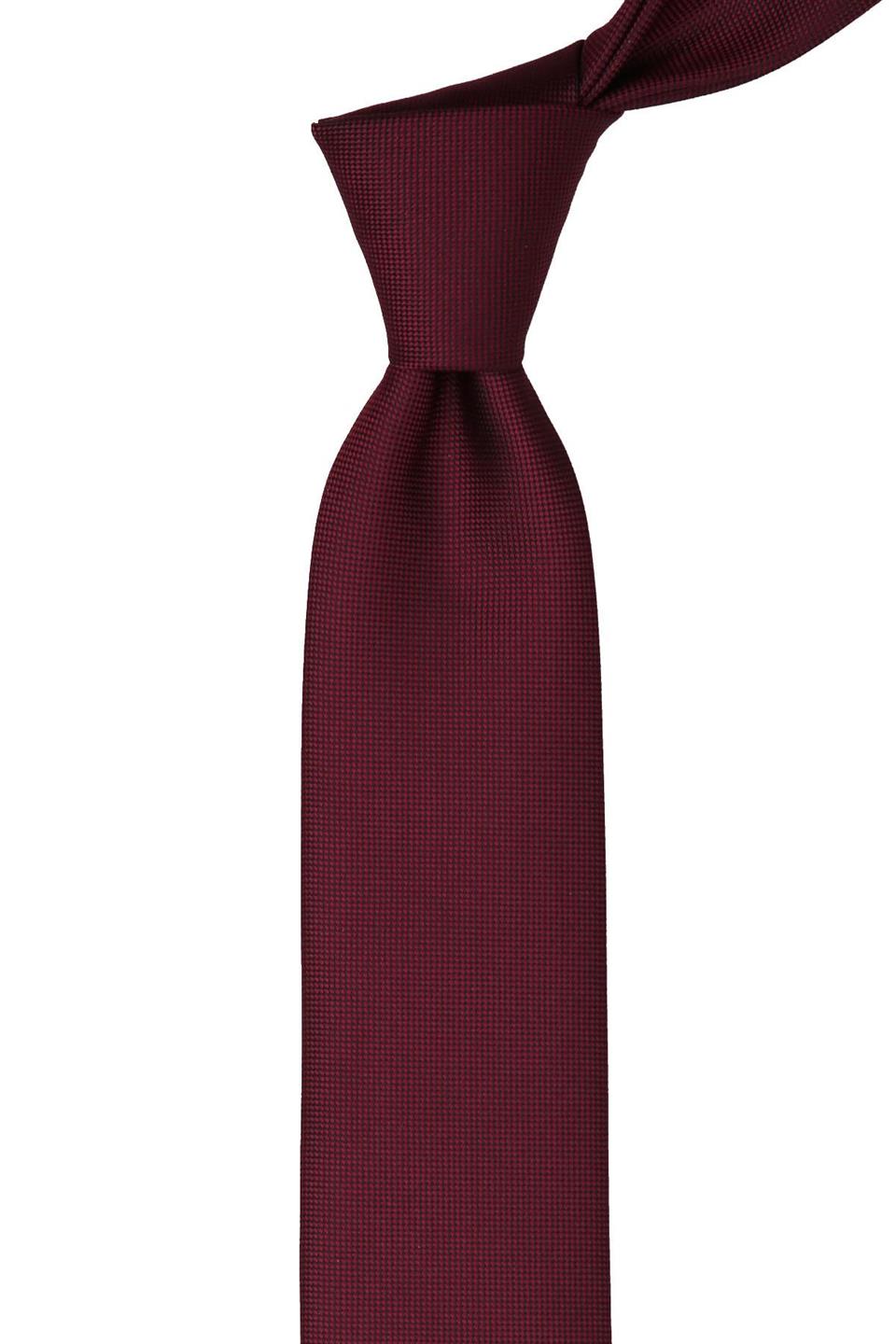 Bordo Nokta Desen Slim Kravat SK7596