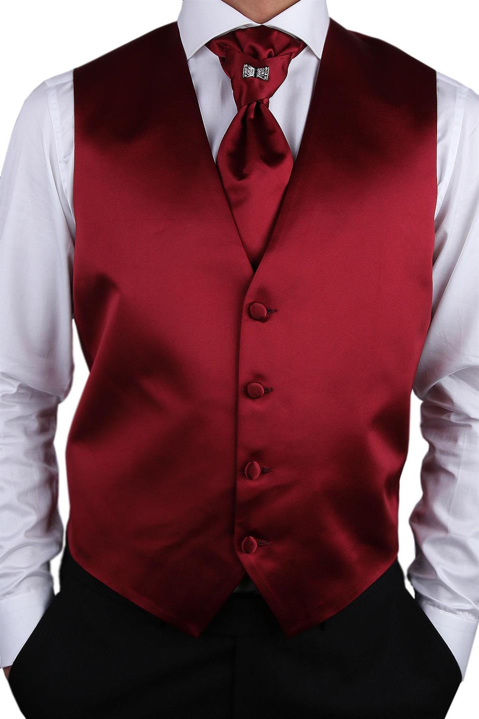 Bordo Renk Damat Yeleği YLK04