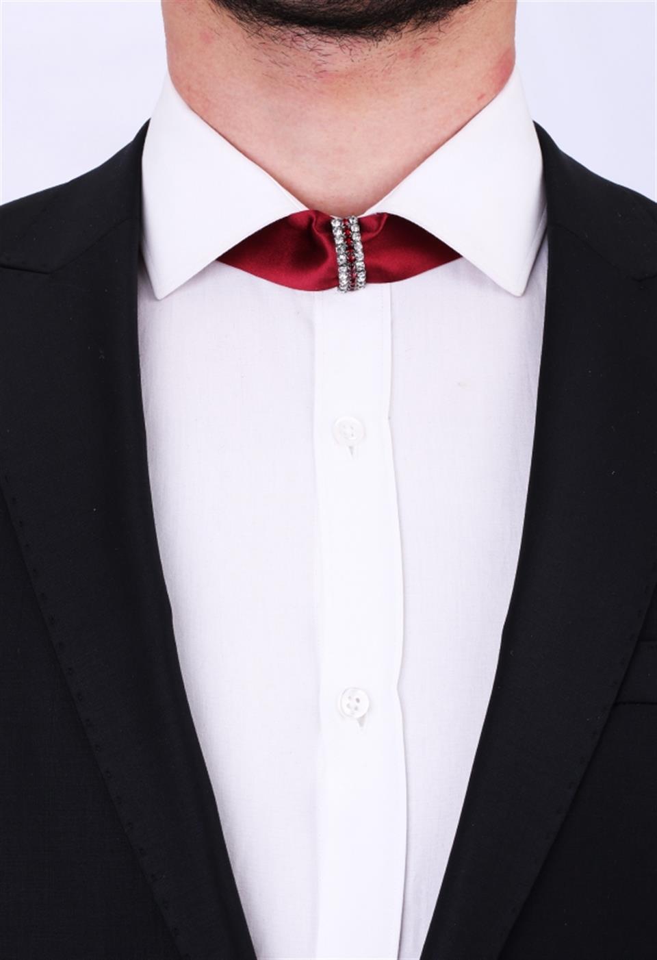 Bordo Slim Damatlık Papaz Band