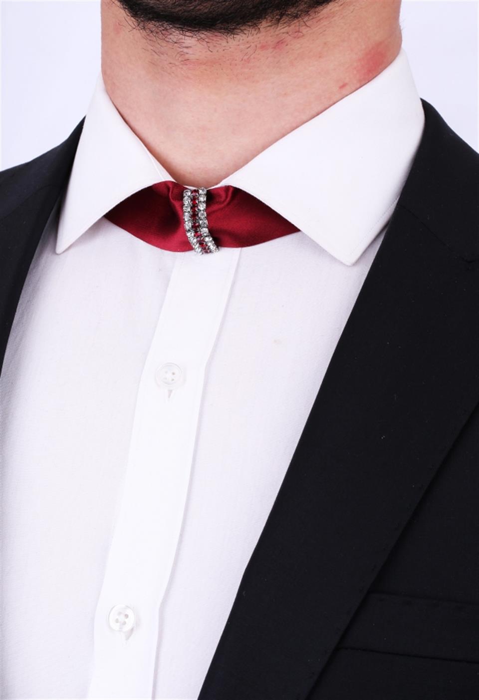 Bordo Slim Damatlık Papaz Band