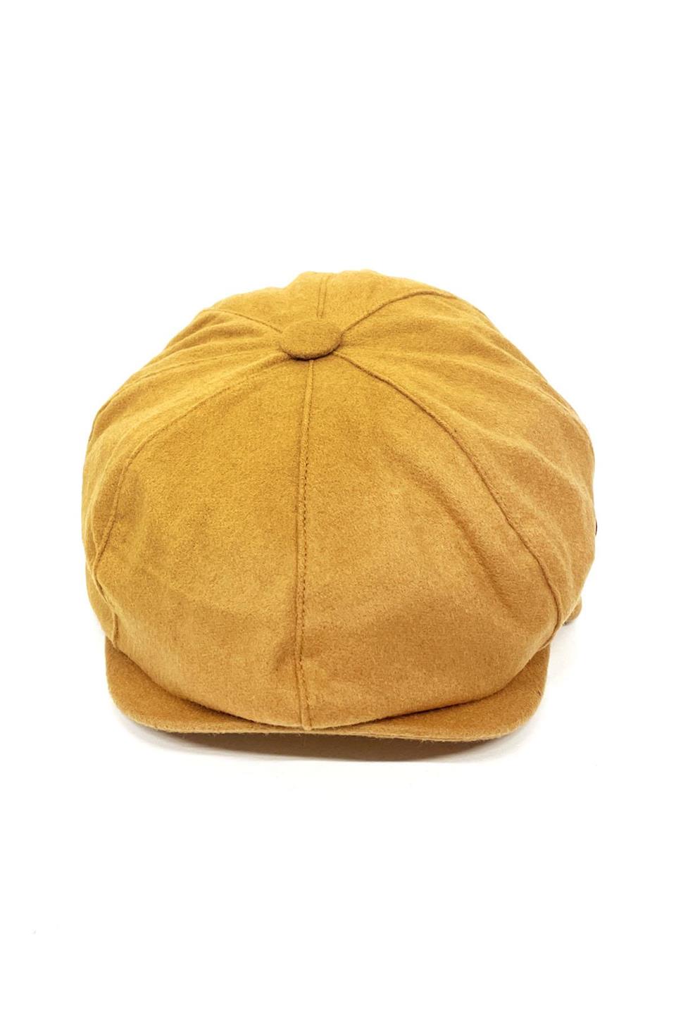 Camel Renk Erkek Yün Kasket Şapka KST55