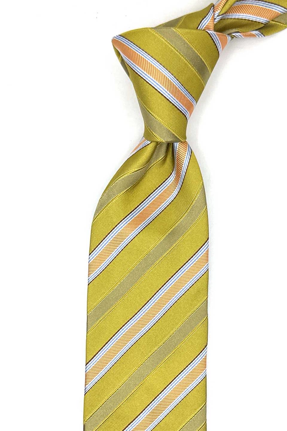 Campitello Style Yeşil İtalyan İpek Kravat İK2195