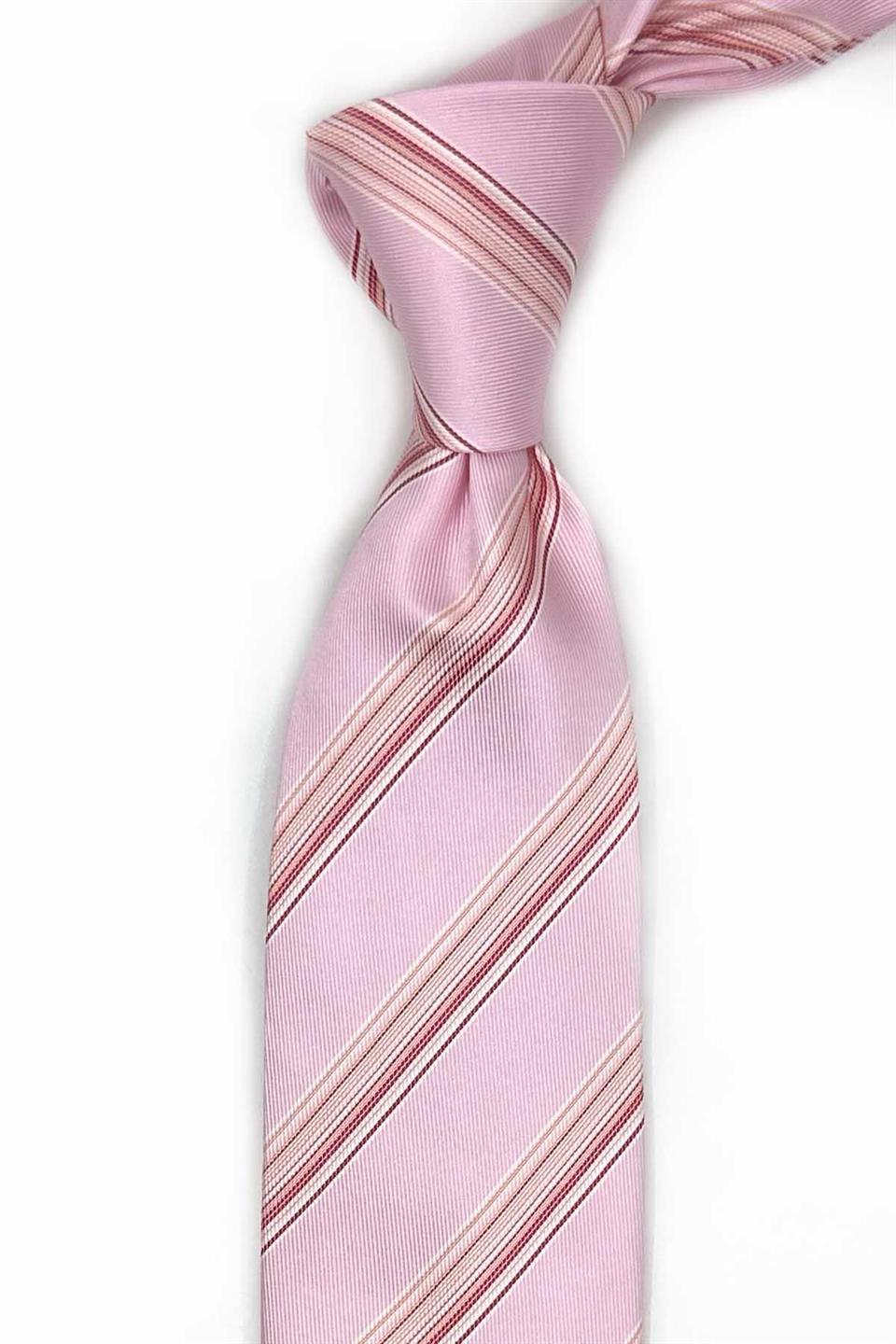 Canabella Style Pembe İtalyan İpek Kravat İK2202