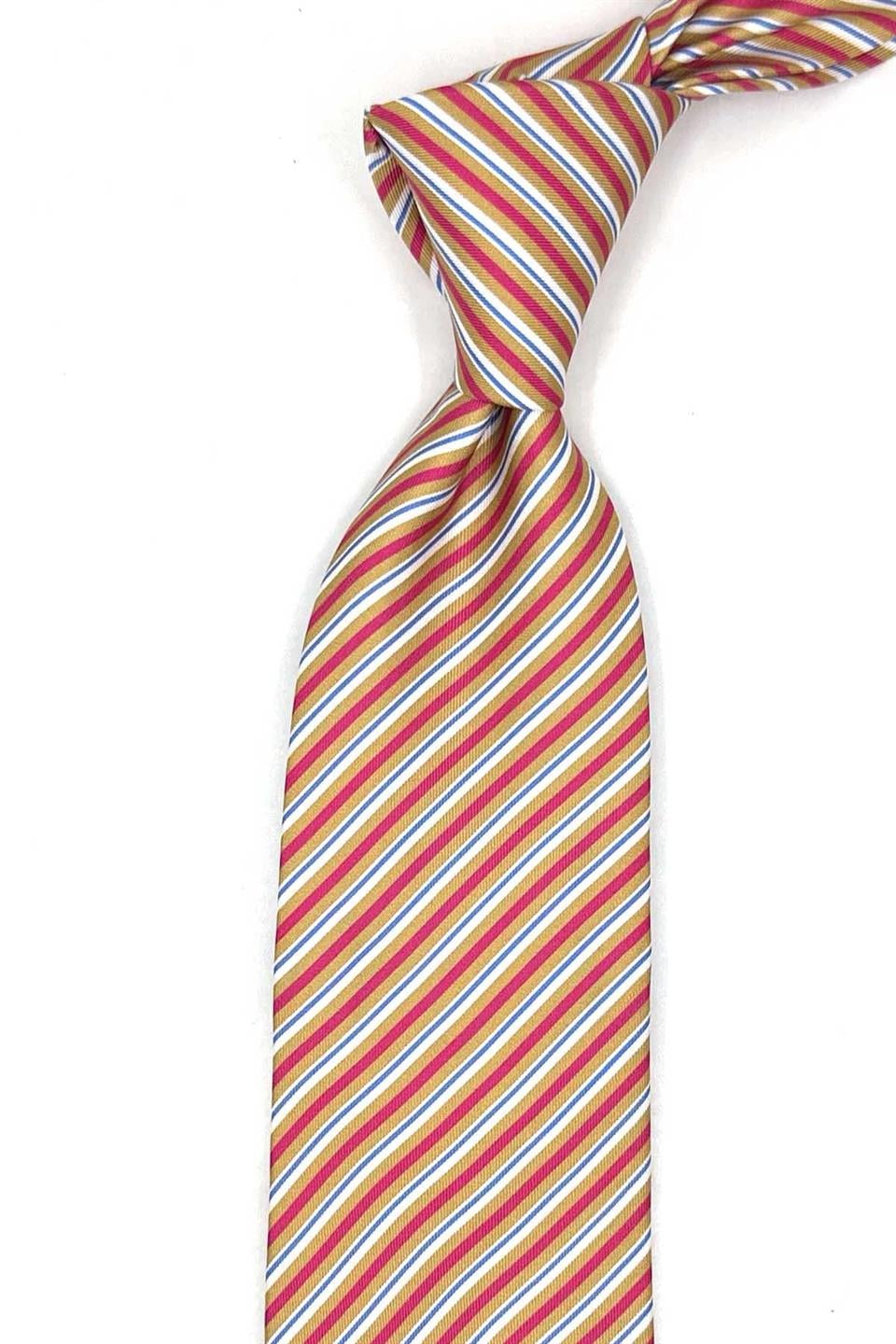 Capannace Style Çok Renkli İtalyan İpek Kravat İK2157