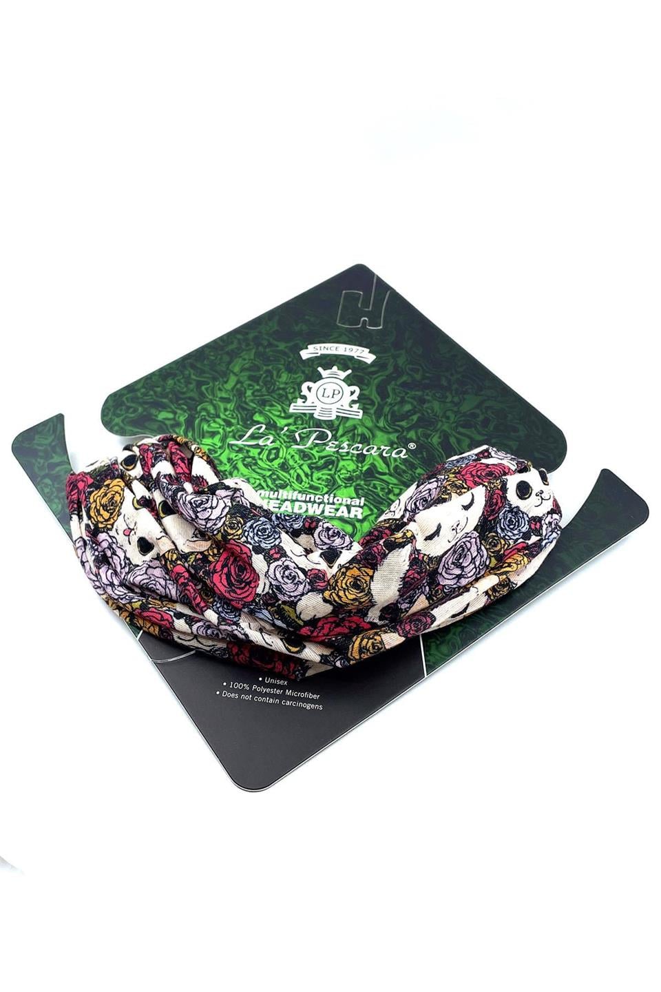 Cat at Flower Çok Renkli Bandana BND61