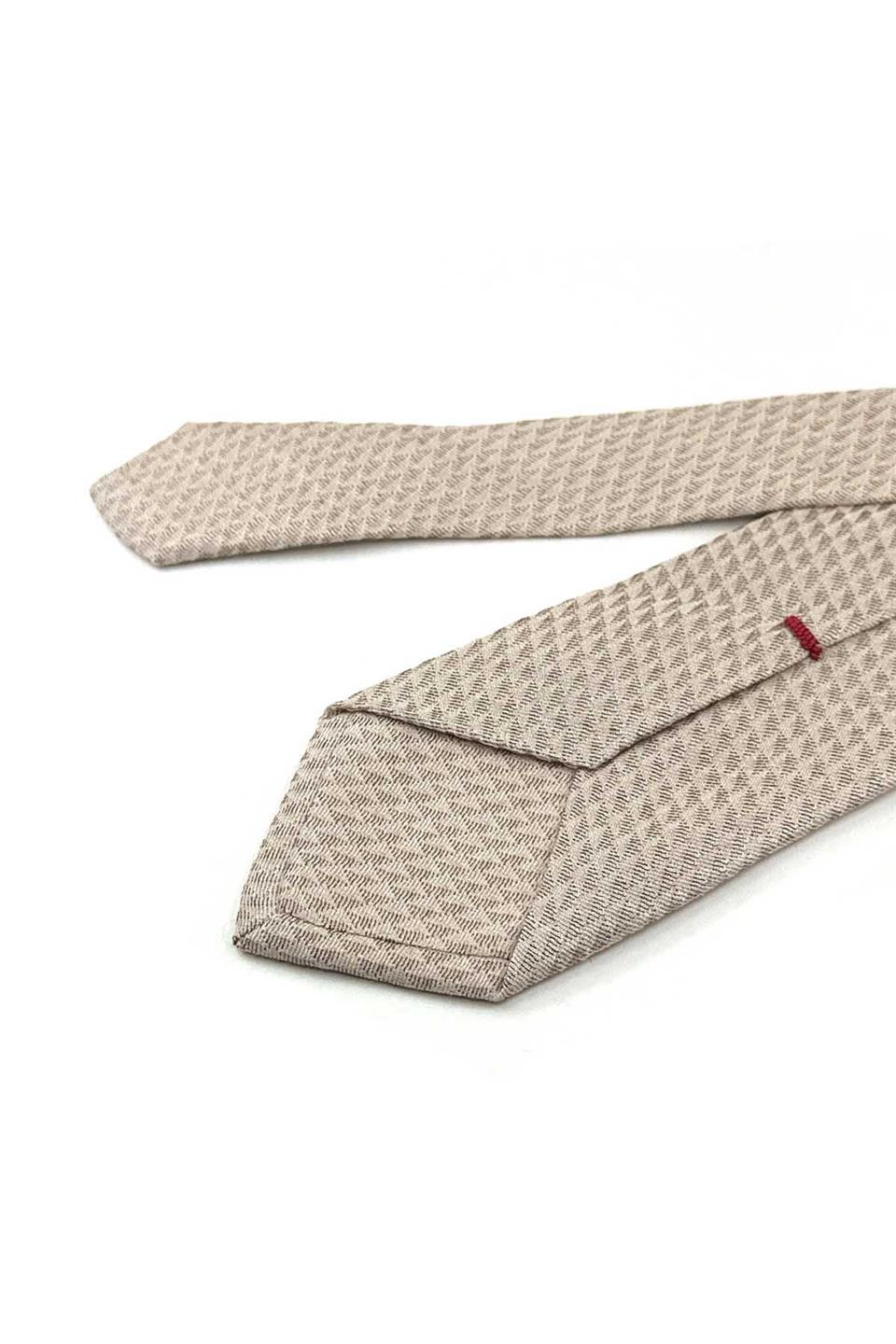 Chera Style Bej İtalyan İpek Kravat İK2081