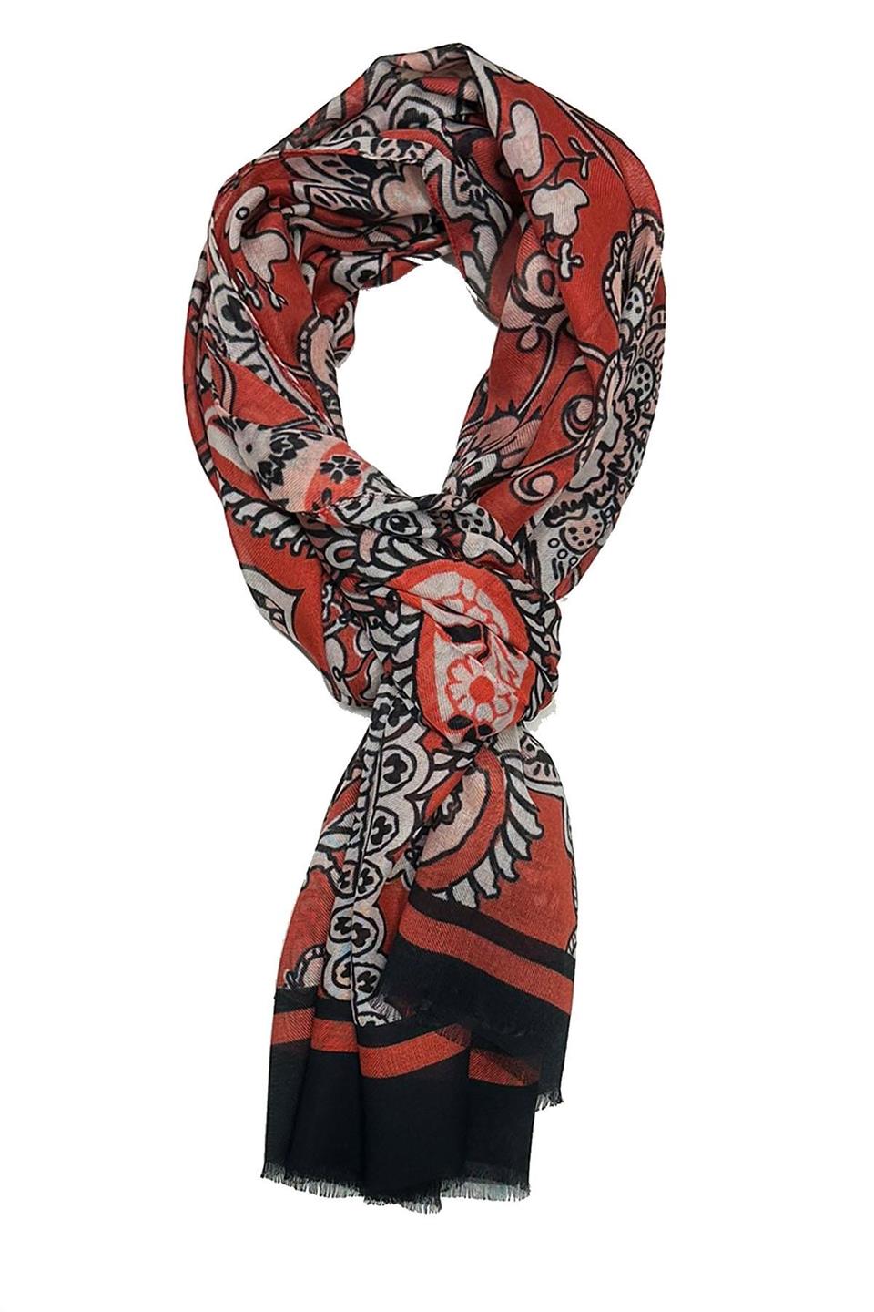 Cherry Style Kırmızı İtalyan Modal Kaşkol MDL39