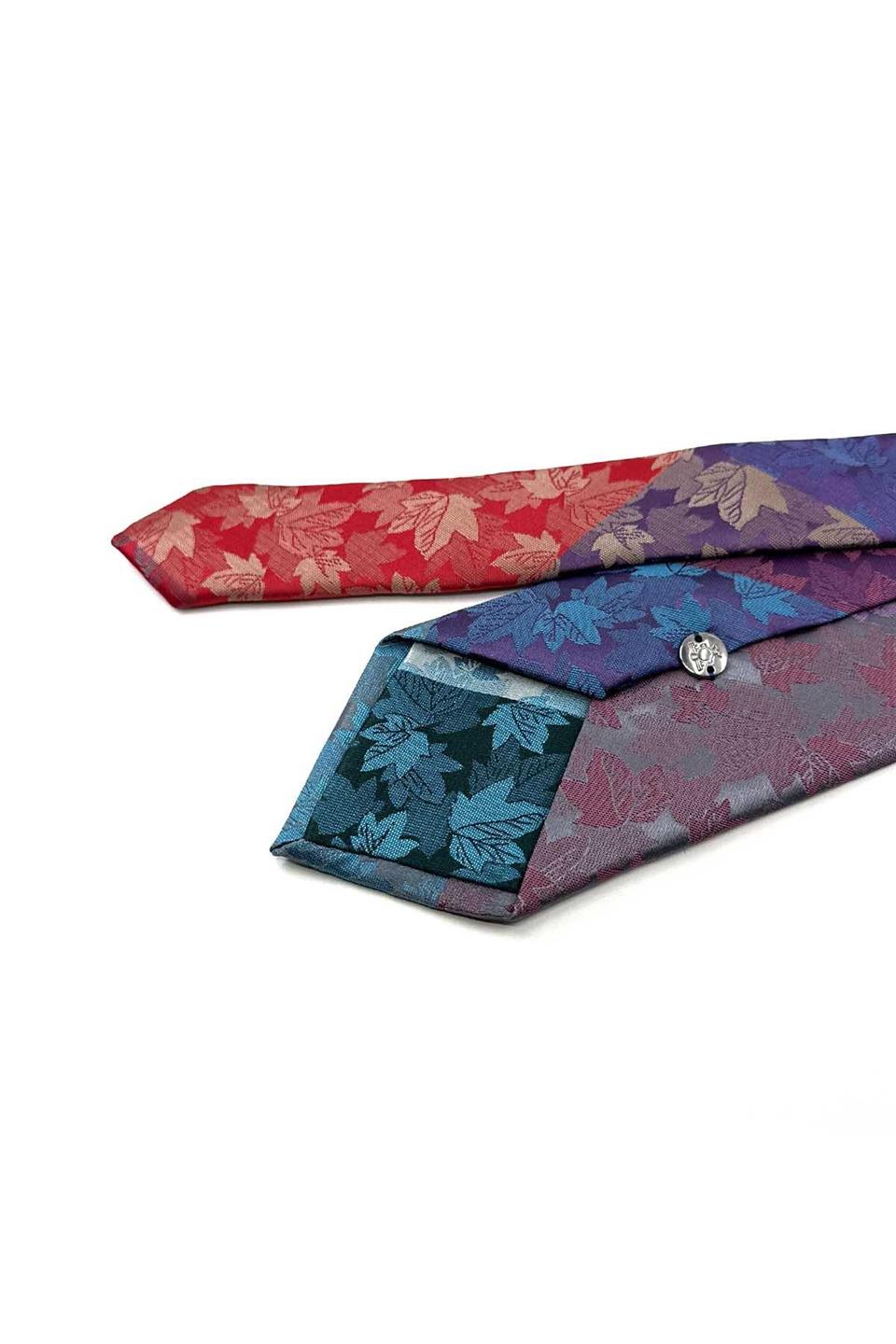 Çiçek Desen Çok Renkli Patchwork Kravat KK13250