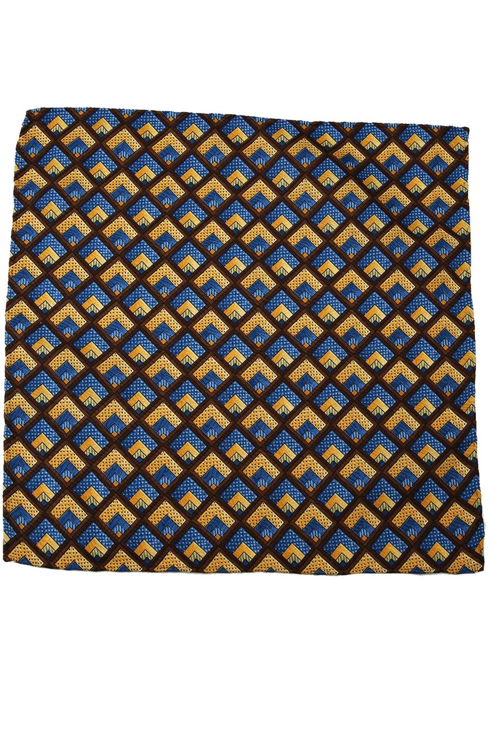 Çok Renkli Motif Baskılı İpek Mendil SPS305