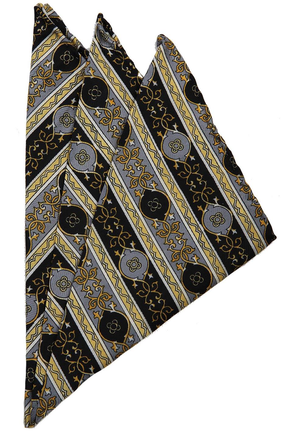 Çok Renkli Motif Baskılı İpek Mendil SPS314
