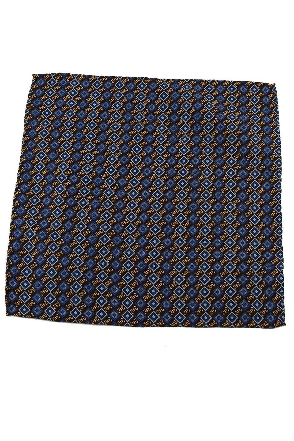 Çok Renkli Motif Baskılı İpek Mendil SPS222