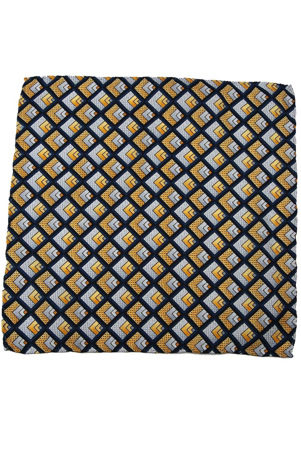 Çok Renkli Motif Baskılı İpek Mendil SPS303