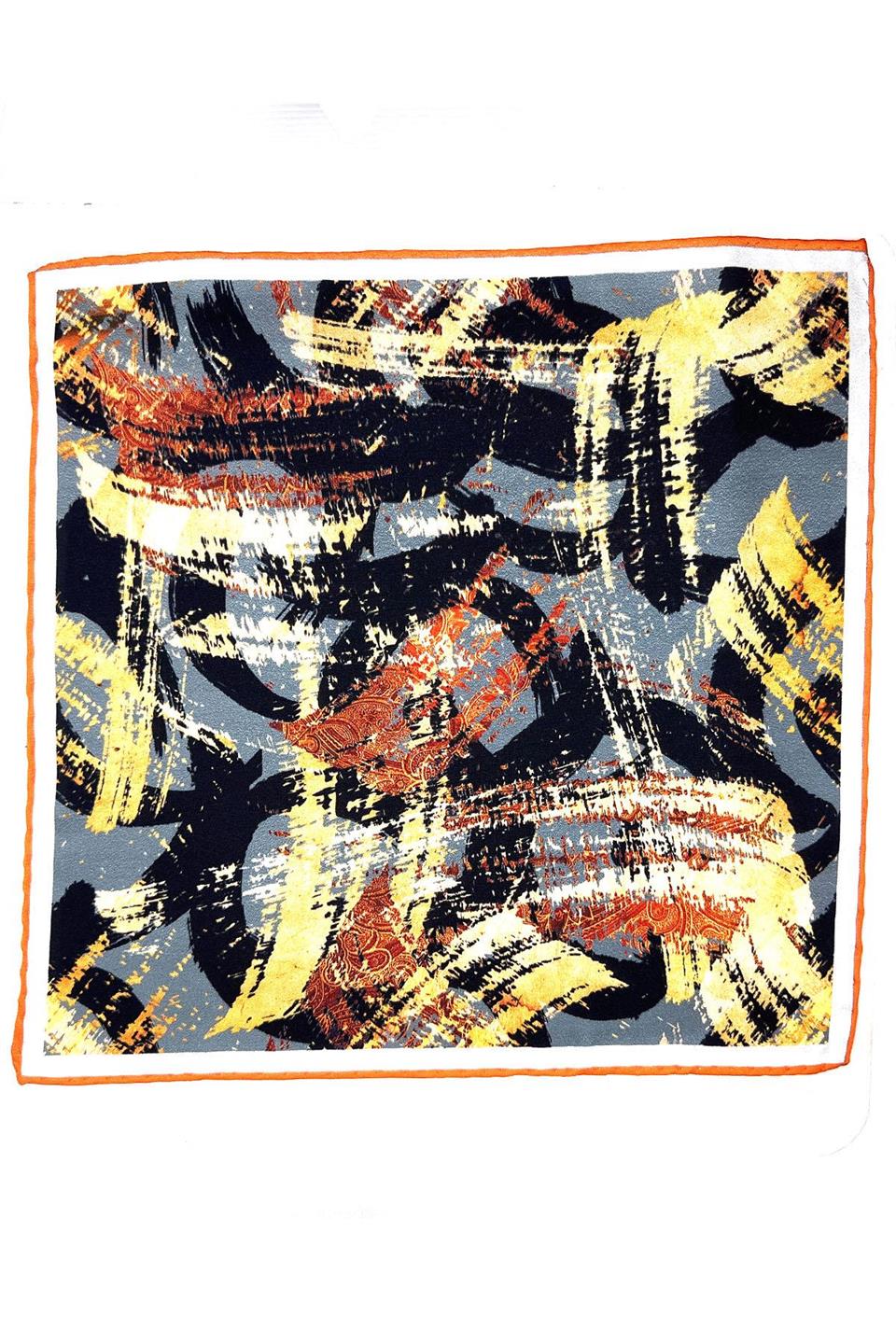 Çok Renkli Motif Desen Erkek Cep Mendili SPS598-59