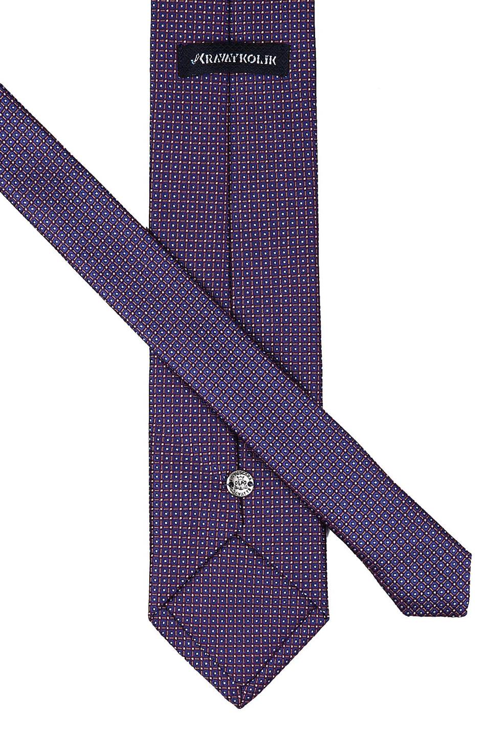 Çok Renkli Nokta Desen Mendilli Klasik Kravat KK9384