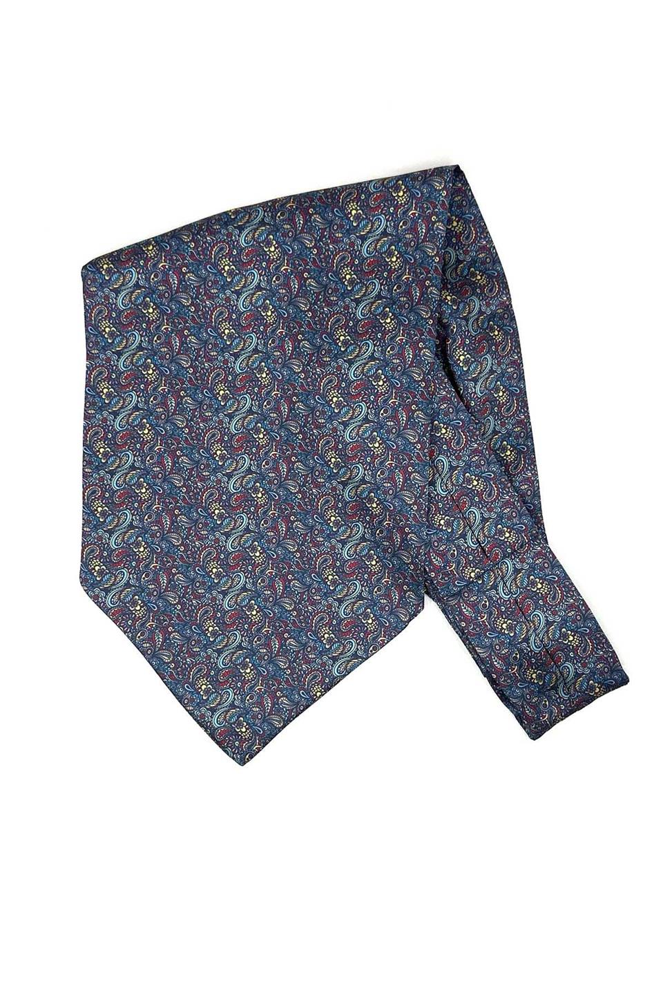 Çok Renkli Şal Desen Erkek Fular Ascot K671