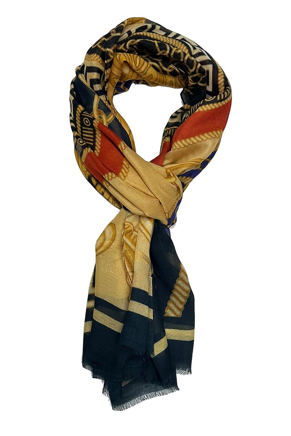 Cortlandt Style Lacivert İtalyan Modal Kaşkol MDL17
