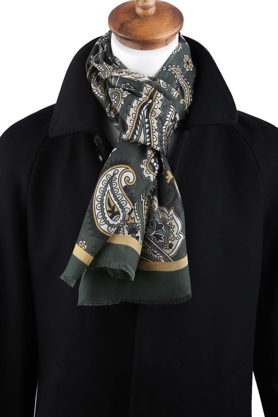 Delancey Style Yeşil İtalyan Modal Kaşkol MDL32