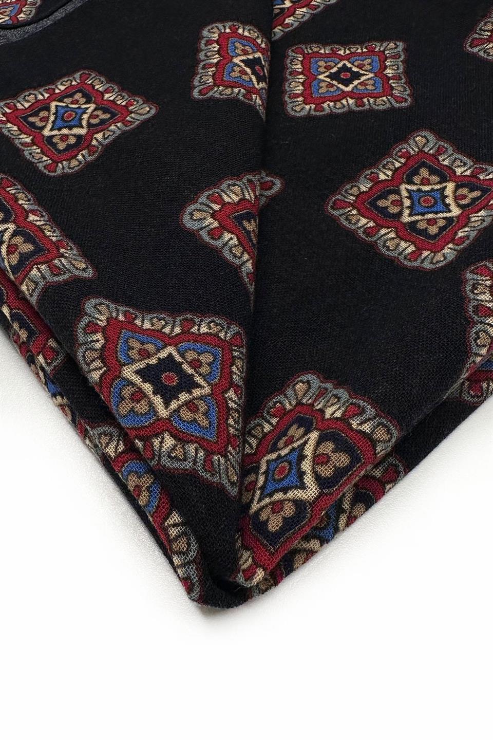 Drayton Style Siyah Wool Kaşkol K474