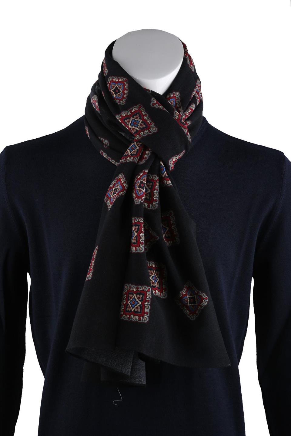 Drayton Style Siyah Wool Kaşkol K474