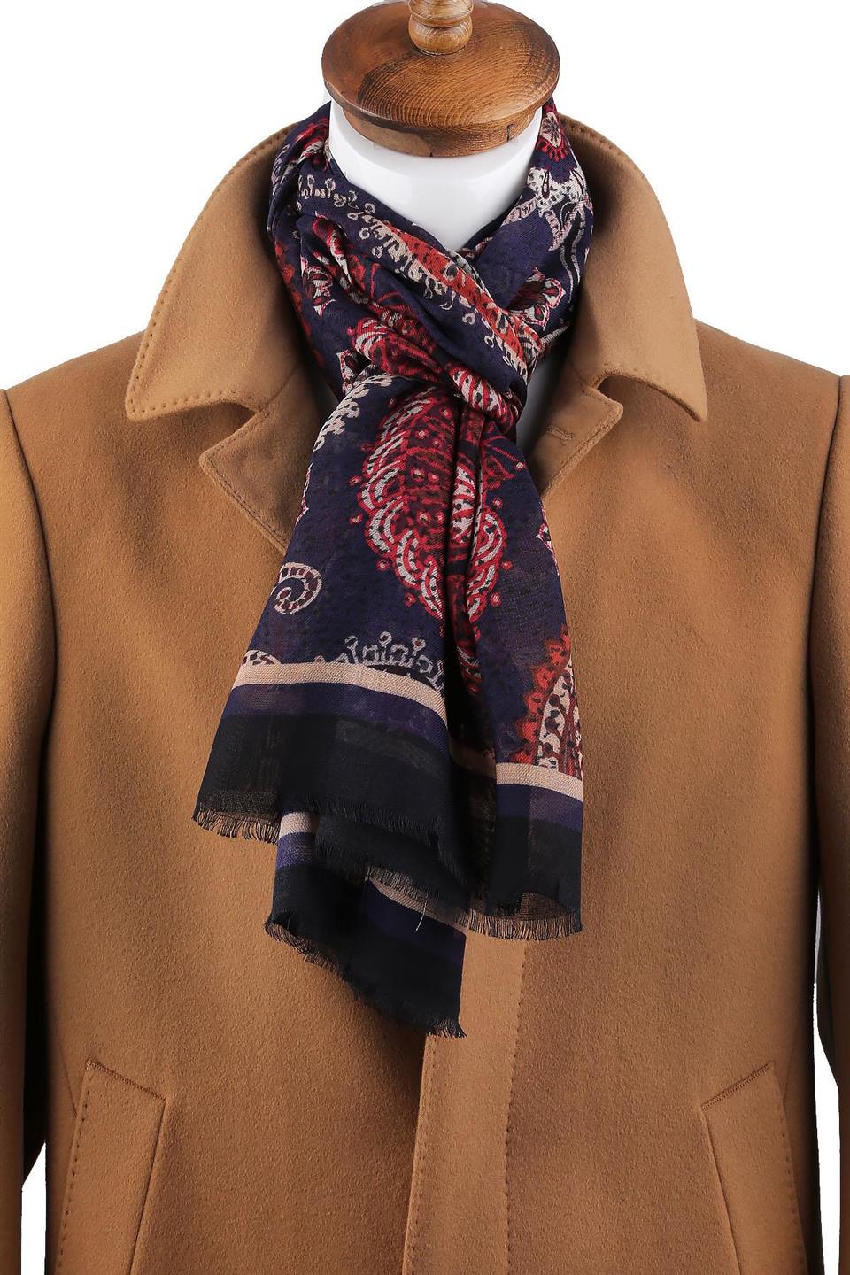 Duane Style Mürdüm İtalyan Modal Kaşkol MDL23