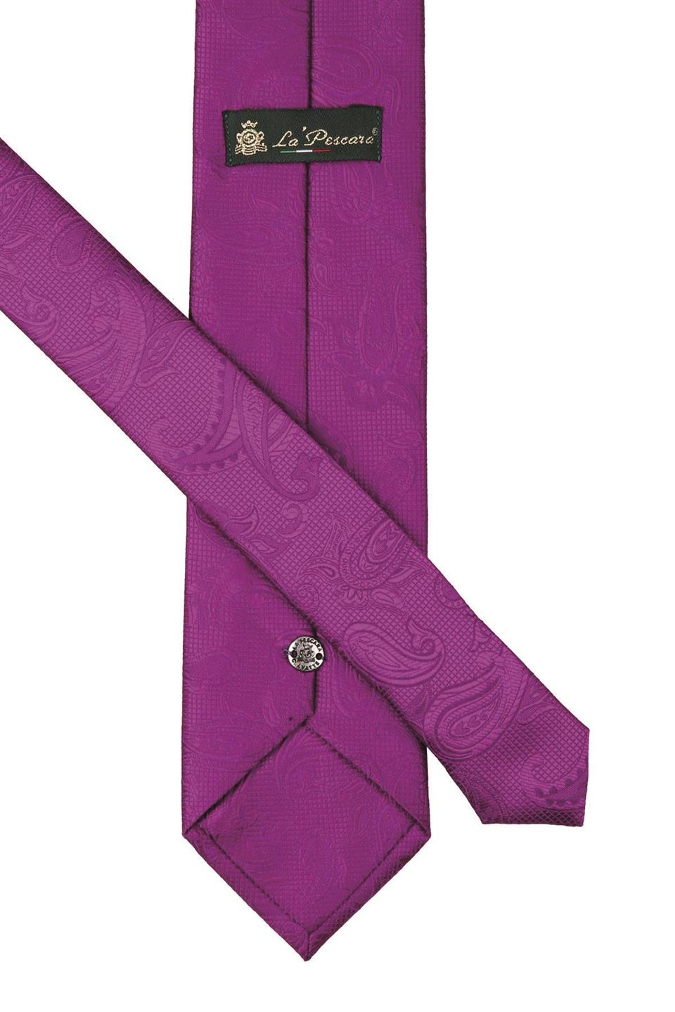 Efltaun  Şal Desen Mendilli Klasik Kravat KK9880