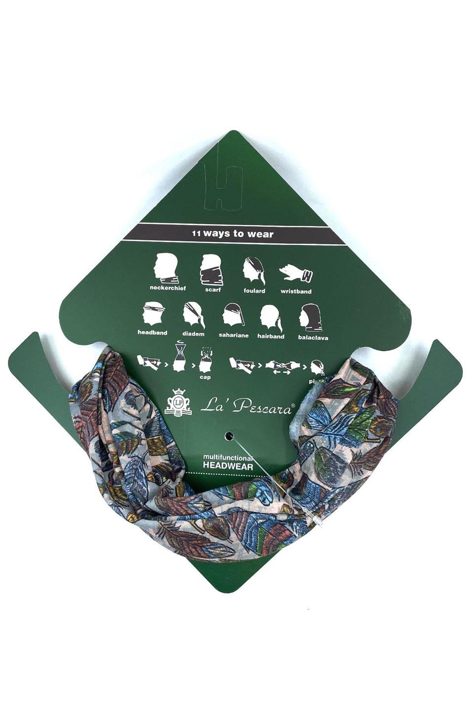 Feather Çok Renkli Bandana BND78