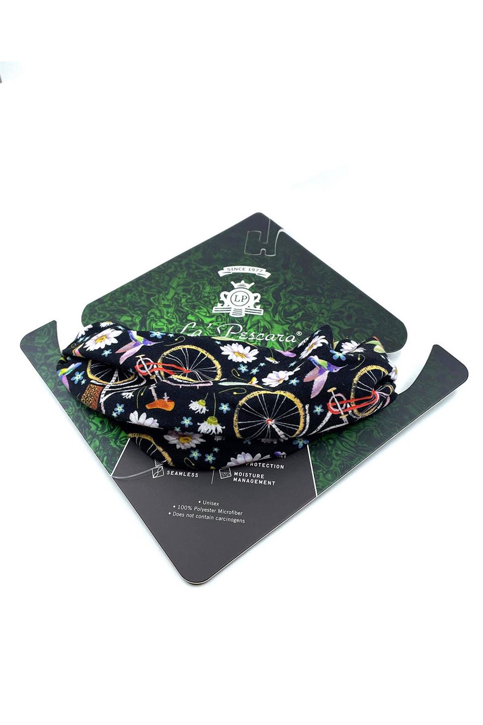 Floral Bike Siyah Bandana BND52