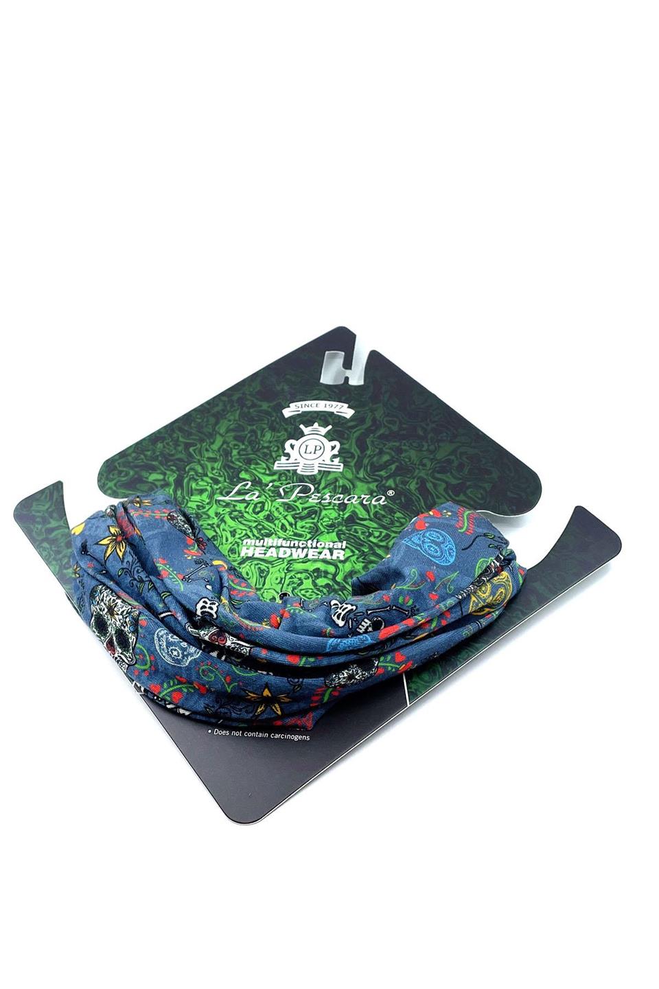 Floral Skull Mavi Bandana BND09
