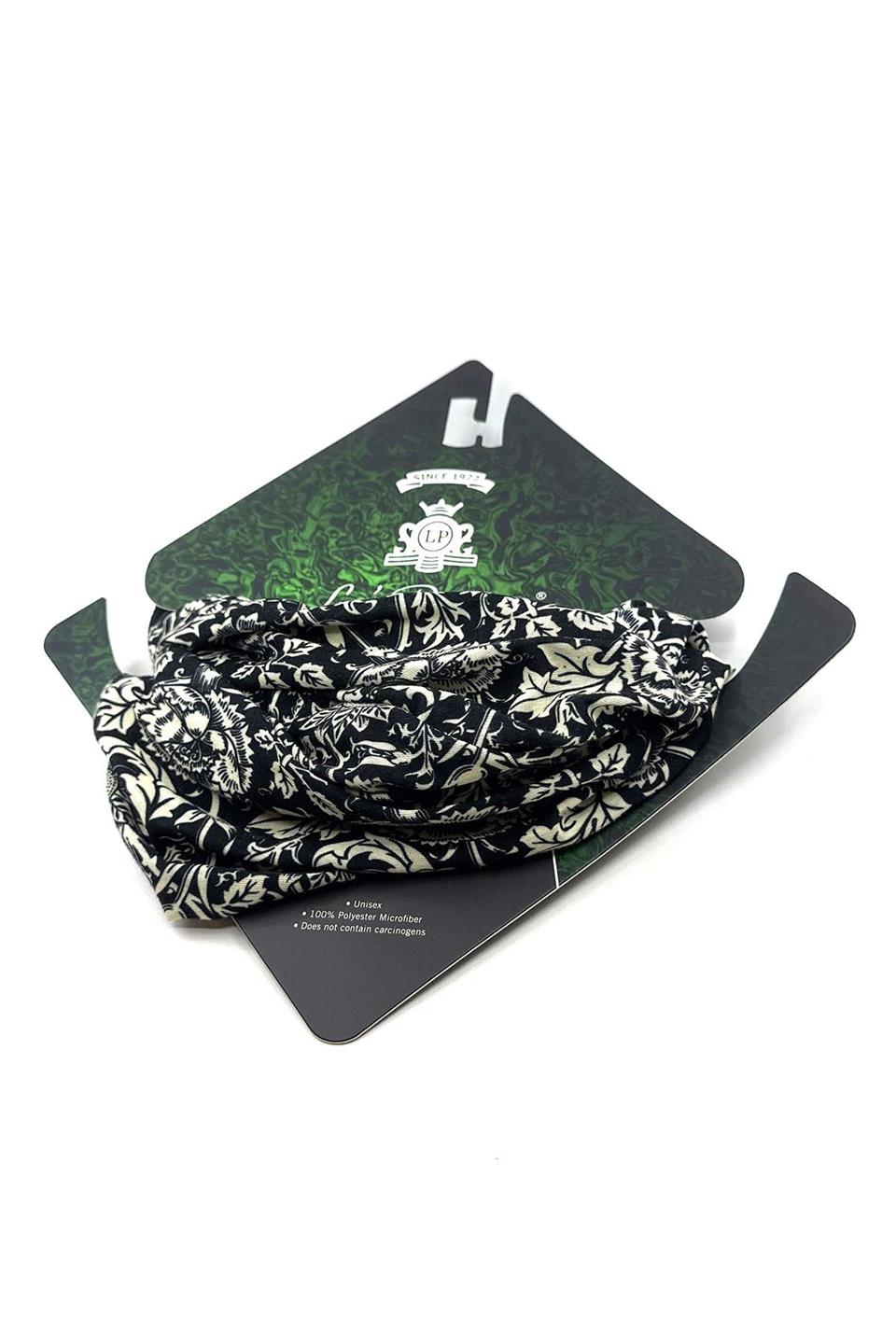 Flower Siyah - Beyaz Bandana BND94