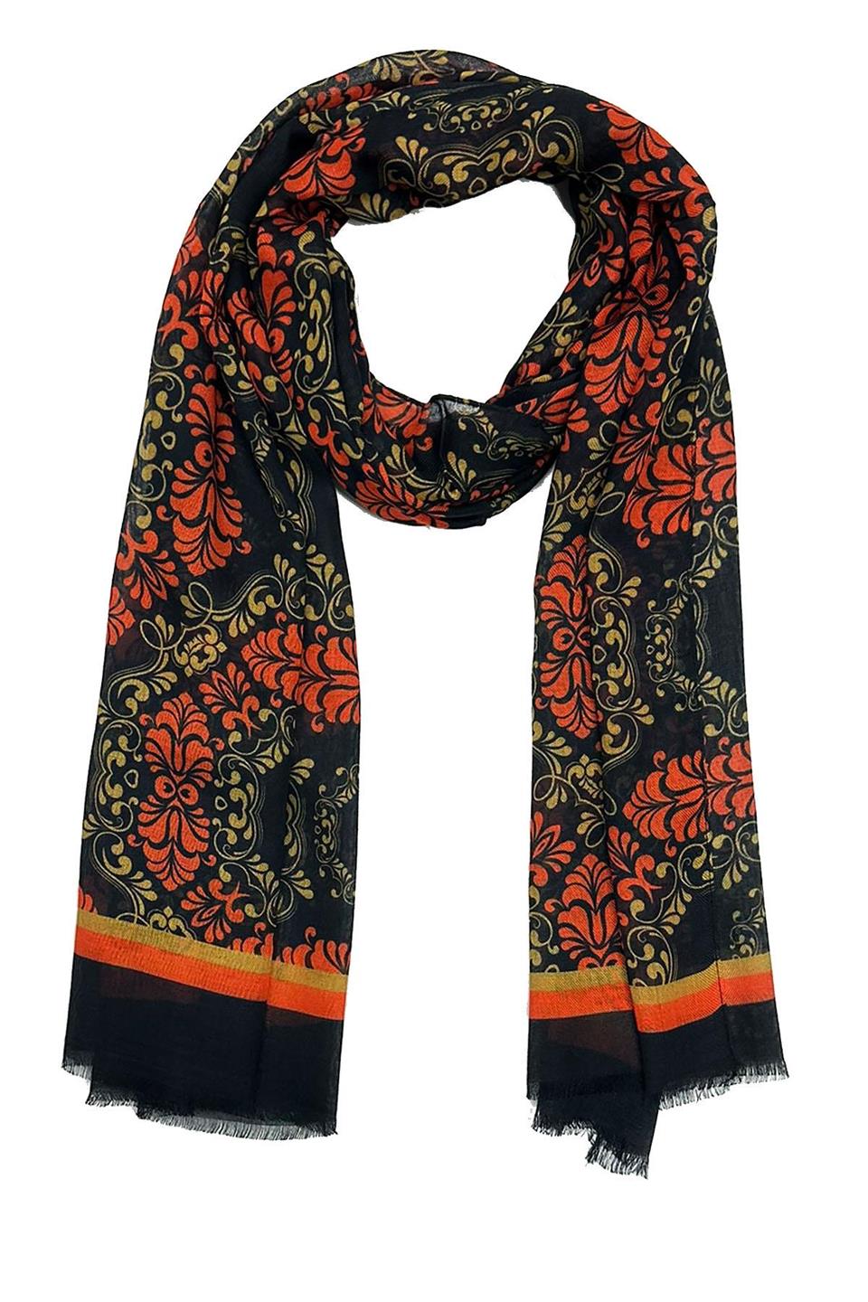 Forsyth Style Siyah İtalyan Modal Kaşkol MDL30