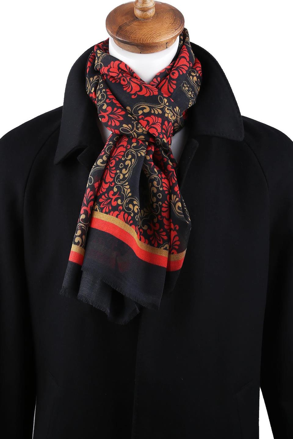 Forsyth Style Siyah İtalyan Modal Kaşkol MDL30