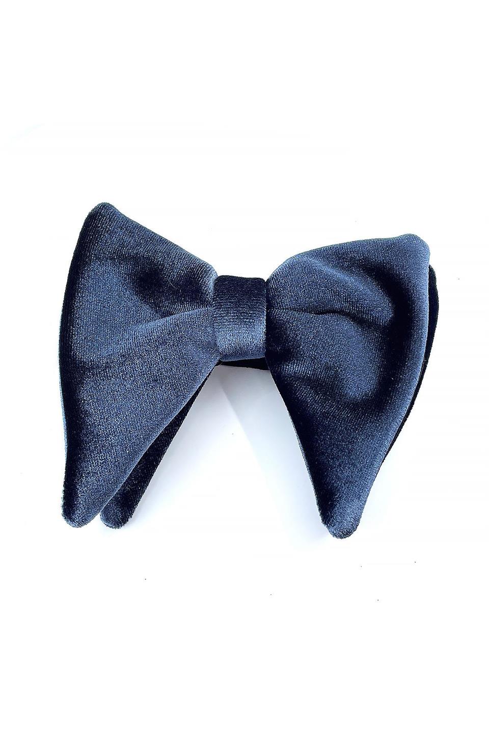 Füme Büyük Kadife Papyon P1697