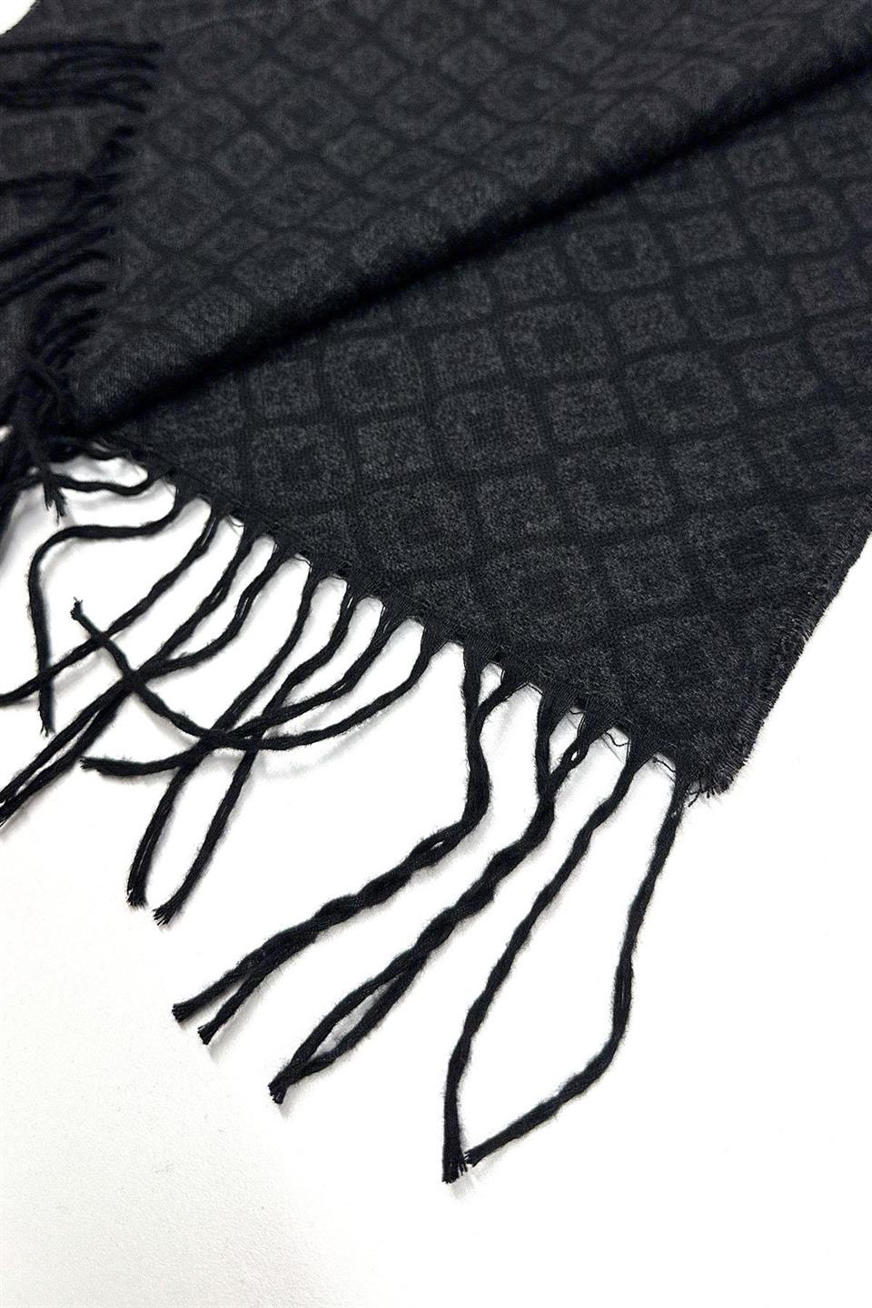 Füme Motif Desen Erkek Kaşkol K540