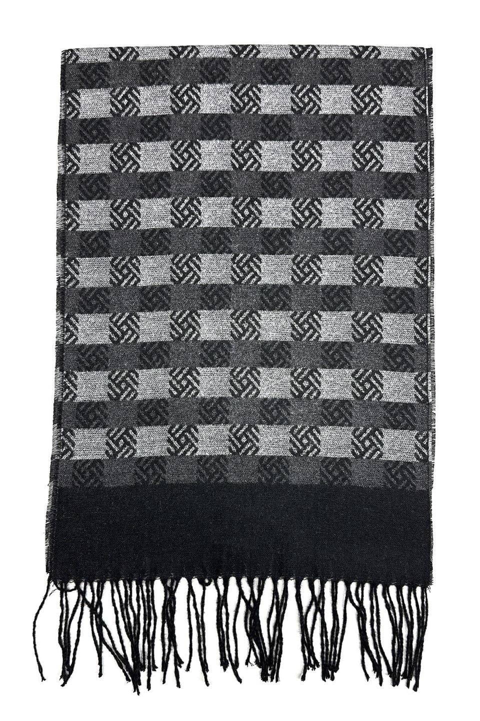 Füme Motif Desen Erkek Kaşkol K563