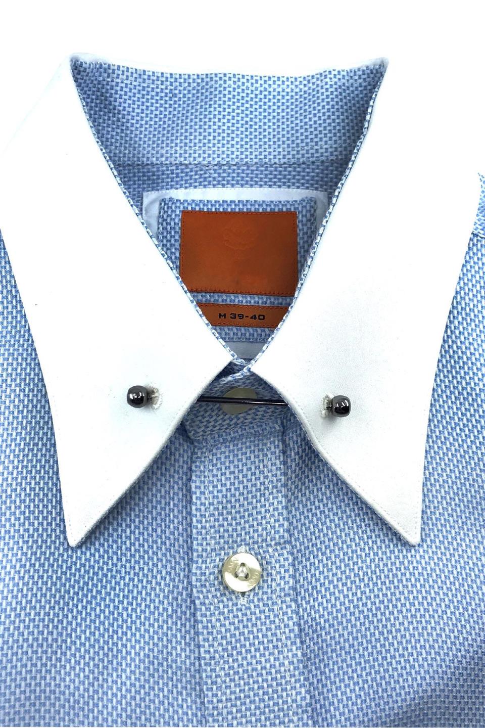 Füme Renk Gömlek Yaka İğnesi GI229