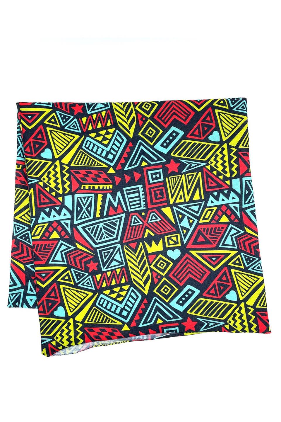 Geo Shapes Çok Renkli Bandana BND77