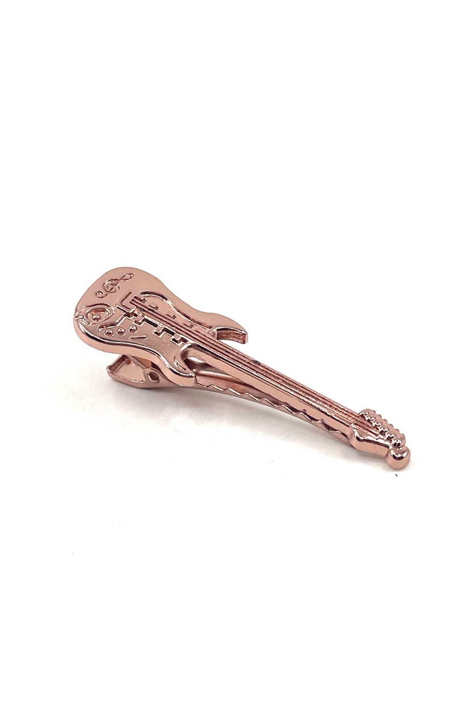 Gitar Bronz Renk Kravat İğnesi KIY794