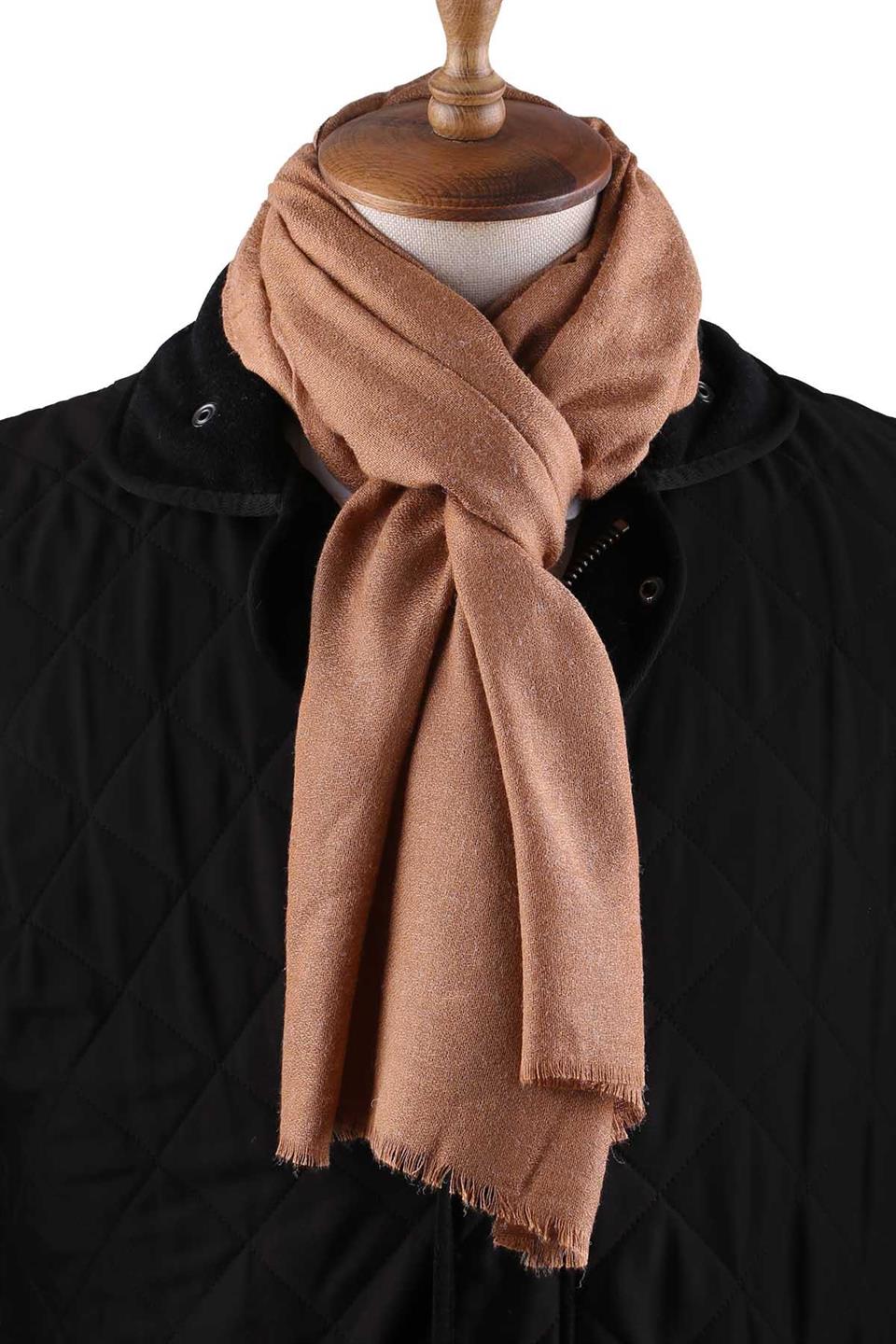 Gold Düz Unisex Şal Kaşkol K636