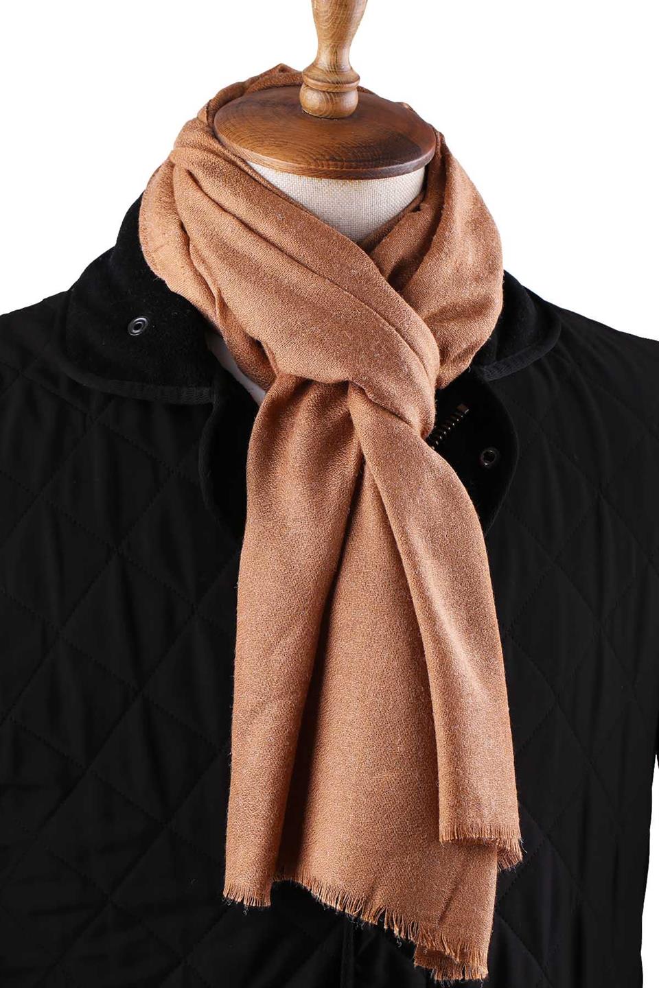 Gold Düz Unisex Şal Kaşkol K636