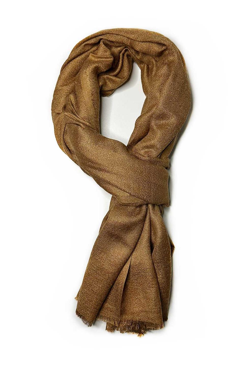 Gold Düz Unisex Şal Kaşkol K636