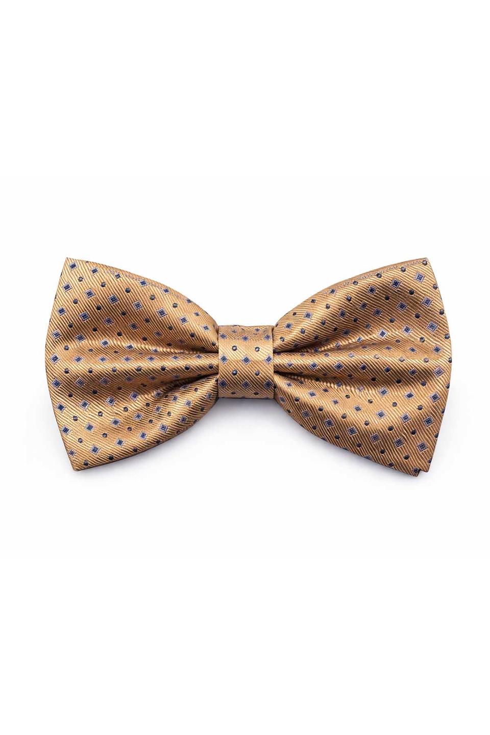 Gold Küçük Desen Papyon P2004