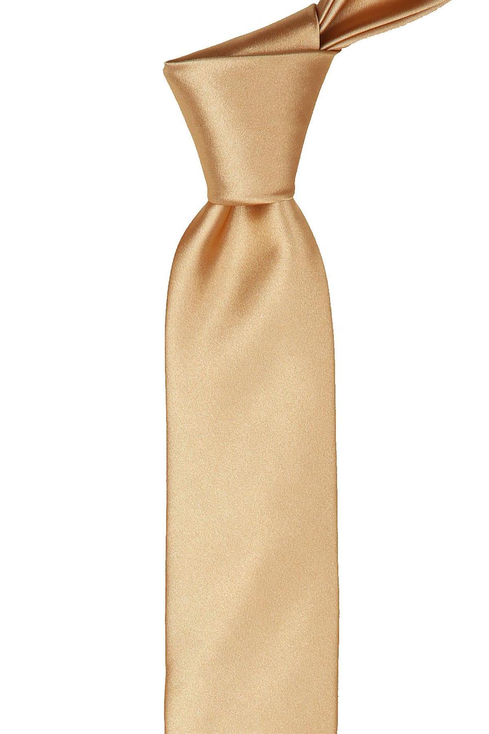 Gold Saten Slim Kravat SK5314