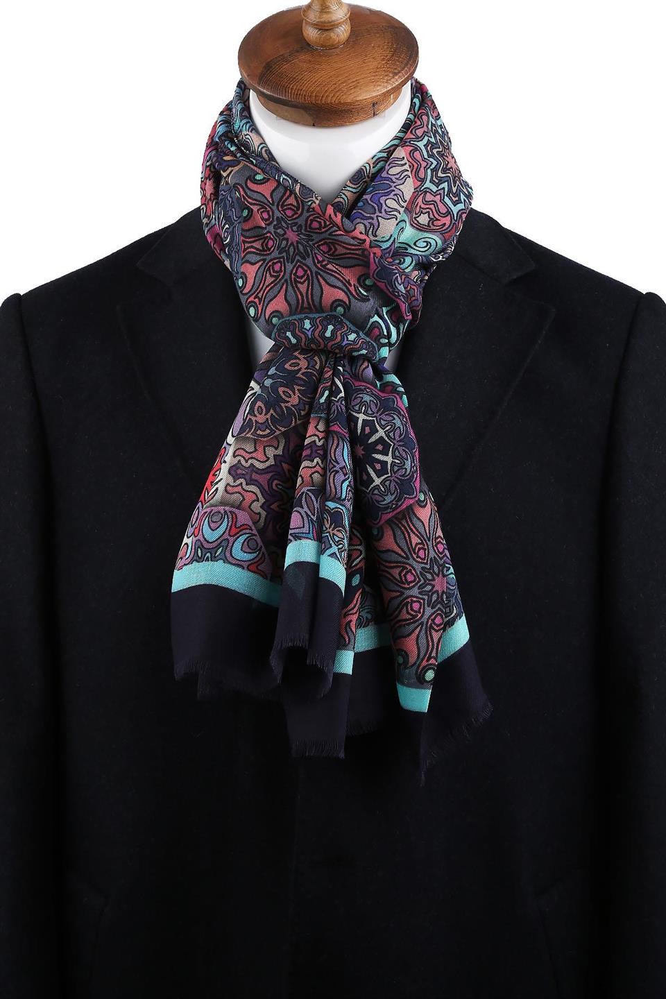 Greene Style Çok Renkli İtalyan Modal Kaşkol MDL05