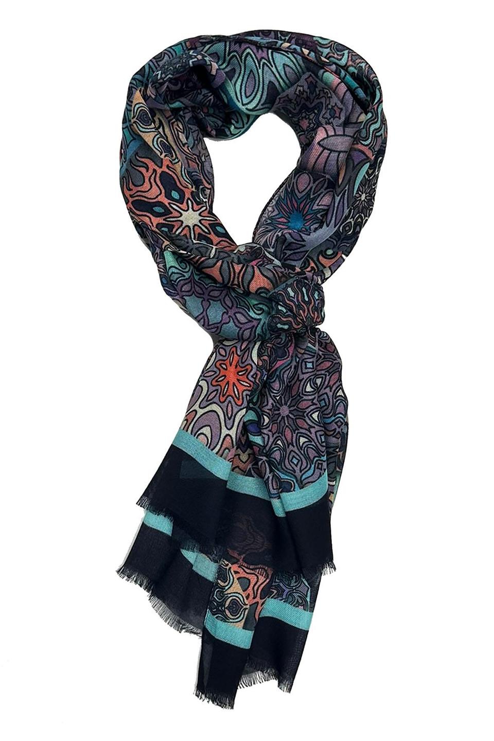 Greene Style Çok Renkli İtalyan Modal Kaşkol MDL05