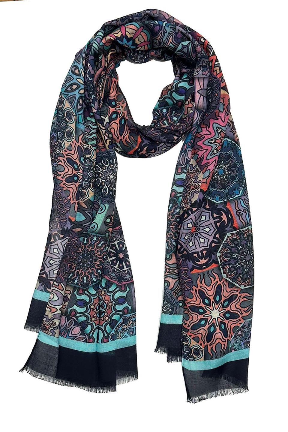 Greene Style Çok Renkli İtalyan Modal Kaşkol MDL05
