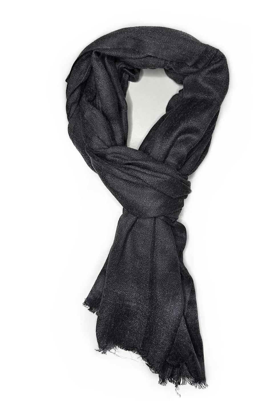 Gri Düz Unisex Şal Kaşkol K638